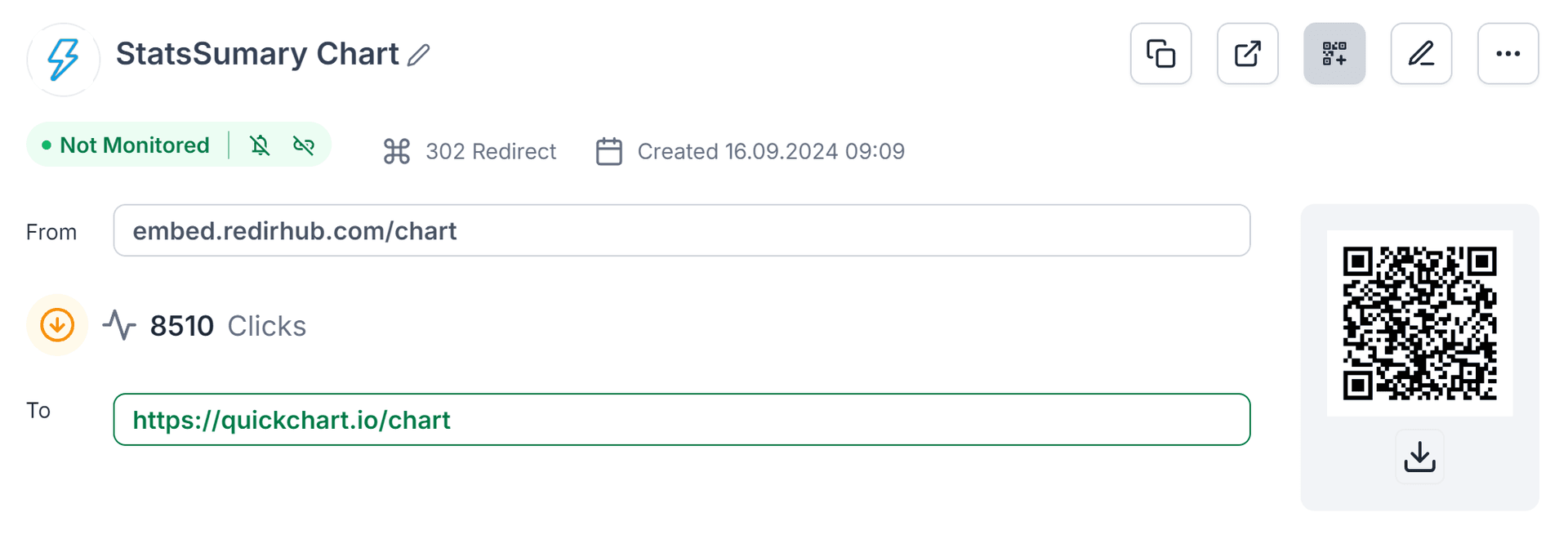 QR Code generation preview